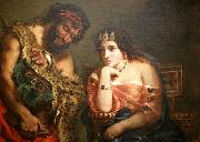 Cleopatra and the Peasant Eugene Delacroix